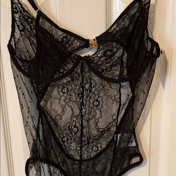 Jluxlabel Tops Nwt Jluxlabel Black All Dolled Up Lingerie Bodysui Poshmark